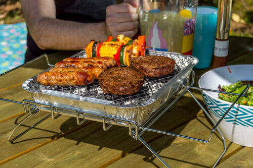 how to use a disposable bbq