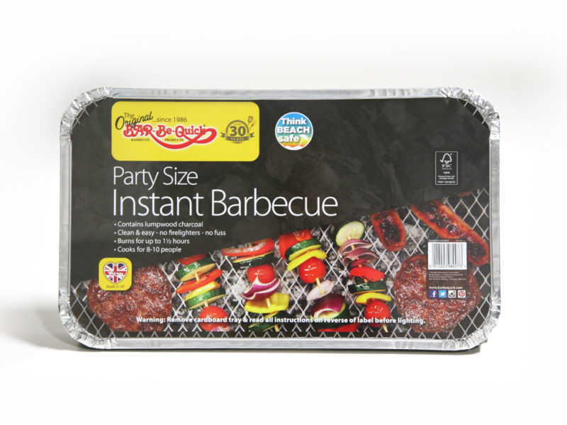Bar-Be-Quick Party Barbecue (2018 label)